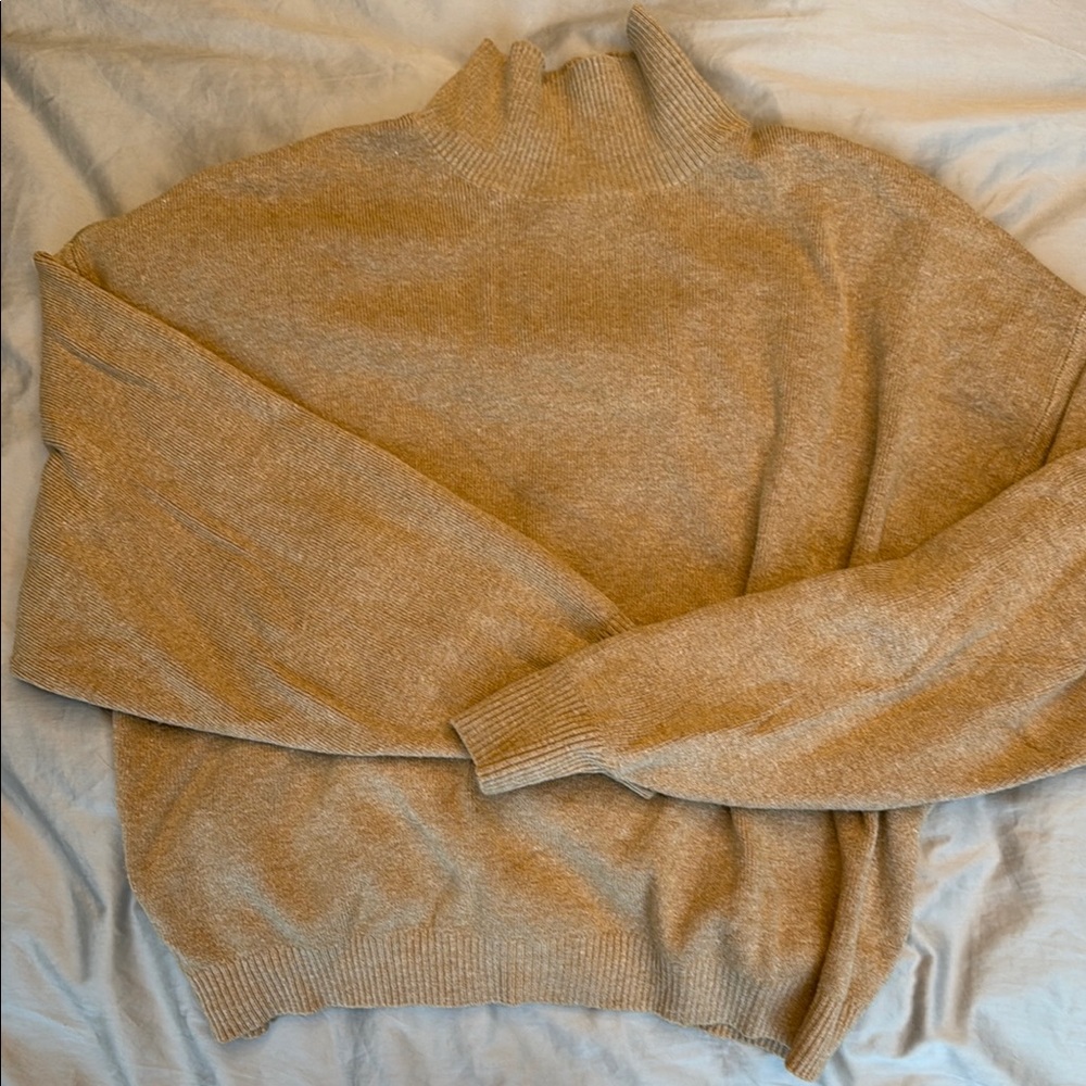 Abercrombie Tan Sweater